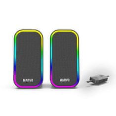 Marvo HAVOC 20BK (SG-285 BK) 6W, RGB gaming zvočnik