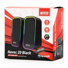 Marvo HAVOC 20BK (SG-285 BK) 6W, RGB gaming zvočnik