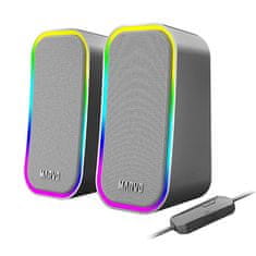 Marvo HAVOC 20GY (SG-285 GY), 6W,RGB sivi gaming zvočnik