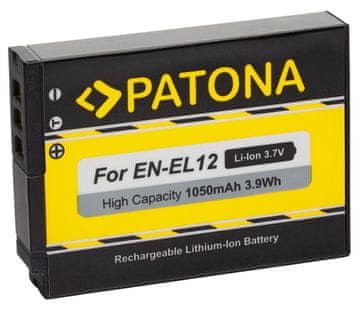 PATONA baterija za Nikon EN-EL12 1050mAh