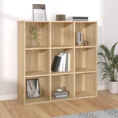 Vidaxl Knjižna omara sonoma hrast 98x29x97,5 cm inženirski les