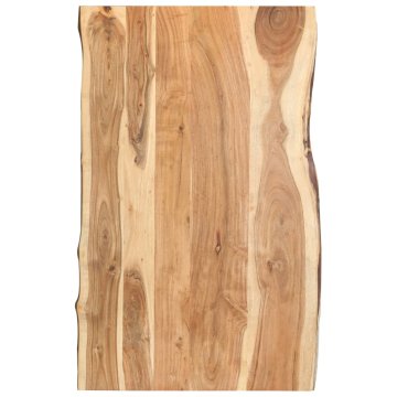Vidaxl Mizna plošča trden akacijev les 100x(50-60)x3,8 cm