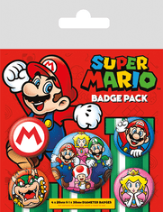 Epee Komplet značk Super Mario