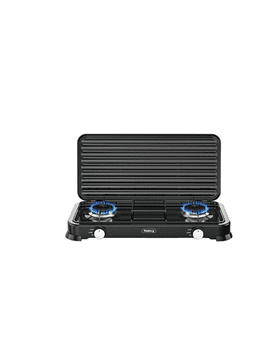 Rosberg Plinski kuhalnik dvojni R51454E2 črn, pokrov