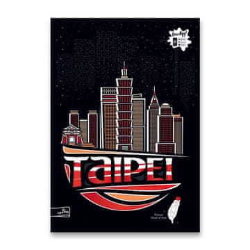 Šolski zvezek Premium Metallic Cities 2022 - A4, z vrsticami, 40 listov - različne različice ali barve