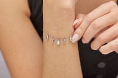 Brosway Elegantna jeklena zapestnica z obeski Tear Drop Perfect BPC19