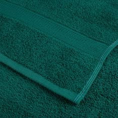 Vidaxl Premium brisače SOLUND 2 kosa zelena 70x140 cm 600 g/m2