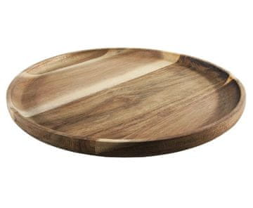 Pladenj za serviranje iz akacijevega lesa okrogel 29 x 2 cm HT-24501820