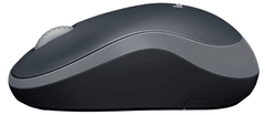 Logitech M185 miška, brezžična, nano, optična, siva (910-002235)