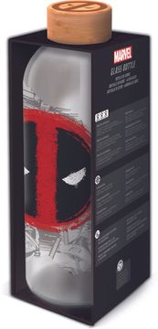 Stor Steklena steklenička 1030 ml, Deadpool