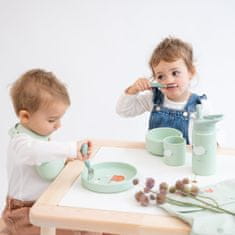 Saro Baby silikonski jedilni set Funny Farm