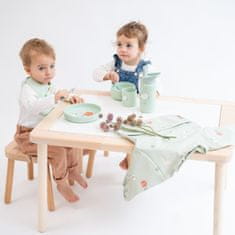 Saro Baby silikonski jedilni set Funny Farm