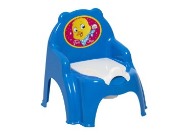 Stolček za lonček - modri 35 cm