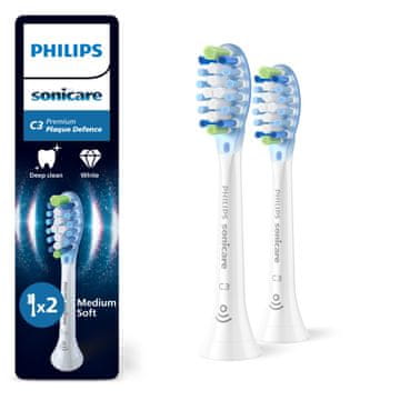 Philips Sonicare Nadomestne glave Premium Plaque Defence HX9042/87 2 kos.