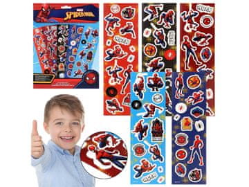 MARVEL COMICS MARVEL Spider Man Pisan komplet nalepk, nalepke za otroke, 5 listov