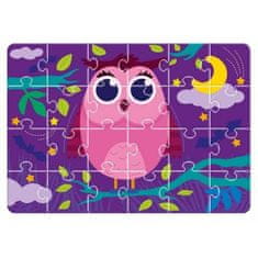 shumee PUZZLE V STOJEČI EMBALAŽI LJUBKA SOVICA PUZZLE ROTER KAFER