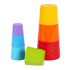 shumee Set Pyramid Pyramid Blocks Tower Cups Buckets For Children 7 Elements 4661