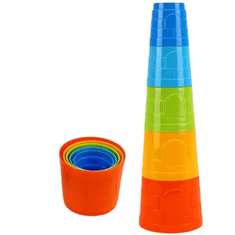 shumee Set Pyramid Pyramid Blocks Tower Cups Buckets For Children 7 Elements 4661