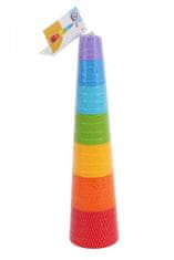 shumee Set Pyramid Pyramid Blocks Tower Cups Buckets For Children 7 Elements 4661