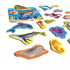 shumee MAGNETNI SET SEA LIFE Z TABLO MAGNETI PUZZLE ROTER KAFER