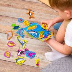shumee MAGNETNI SET SEA LIFE Z TABLO MAGNETI PUZZLE ROTER KAFER