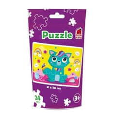 shumee PUZZLA V STOJEČI EMBALAŽI PRAVLJICA MUCA PUZZLE ROTER KAFER