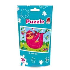 shumee PUZZLE V STOJEČI EMBALAŽI LJUBKI LENIVEC PUZZLE ROTER KAFER