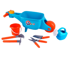 shumee Vrtnarski set, samokolnica, vedro, orodje, lopata, grablje, zalivalka za otroke 8485