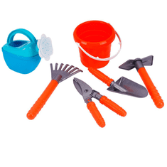 shumee Vrtnarski set, samokolnica, vedro, orodje, lopata, grablje, zalivalka za otroke 8485