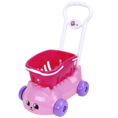 shumee Nakupovalni voziček s košaro, komplet Cute Kitty Play Store, ki se vozi na njem, 7587