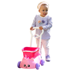 shumee Nakupovalni voziček s košaro, komplet Cute Kitty Play Store, ki se vozi na njem, 7587