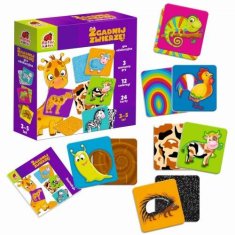 shumee IZOBRAŽEVALNA IGRA GUESS THE Animal COLOR CARTS GAME ZA OTROKE ROTER KAFER