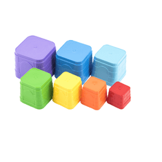 shumee Set Pyramid Pyramid Blocks Skodelice Skodelice Vedra za otroke 7 kosov 4654