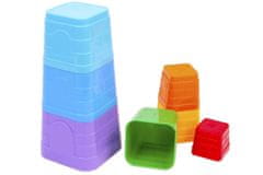 shumee Set Pyramid Pyramid Blocks Skodelice Skodelice Vedra za otroke 7 kosov 4654