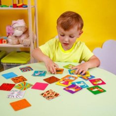 shumee IZOBRAŽEVALNA IGRA GUESS THE Animal COLOR CARTS GAME ZA OTROKE ROTER KAFER