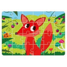 shumee PUZZLE V STOJEČI EMBALAŽI LISIČKA LISIČKA PUZZLE ROTER KAFER