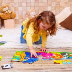 shumee IGRA ZOO WORLD ZA PREDŠOLSKE OTROKE 3V1 PUZZLE ŽIVALI ROTER KAFER
