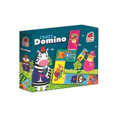 shumee IZOBRAŽEVALNA IGRA CRAZY DOMINO 2V1 UČENJE ŠTEVCA ŽIVALI ROTER KAFER