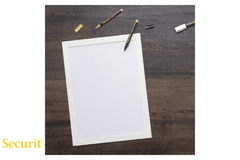 Securit by Vermes KREDNA TABLA 30x40cm Woody BELE barve WBWWT3040