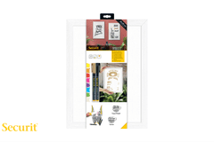Securit by Vermes KREDNA TABLA 30x40cm Woody BELE barve WBWWT3040