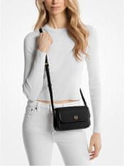 Michael Kors Ženska usnjena torbica za čez ramo 35F4GTVC1L ČRNA