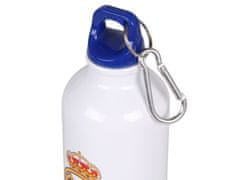 sarcia.eu Real Madrid Aluminijasta bela termalna steklenica, steklenica s karabinom 500ml