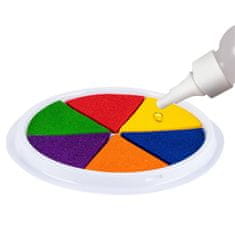 Mormark Set za slikanje s prsti, Ustvarjalni set (Paleta s 6 barvami + Knjiga za slikanje s prsti) | ARTDABS
