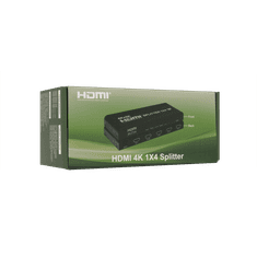 S-box 4-port HDMI SPLITTER razdelilnik HDMI-4 aktivni