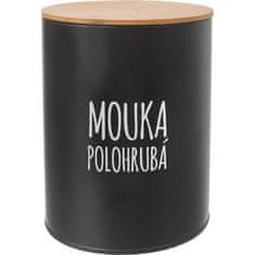Orion Skleda za polgrobno moko Črna s premerom 13 cm