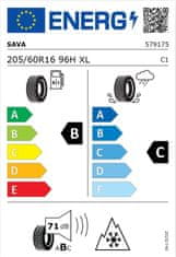 Sava Celoletna pnevmatika 205/60R16 96H XL All Weather DOTXX25 579175