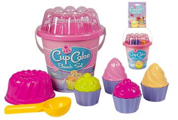 Androni Set za peščeno torto - srednje roza