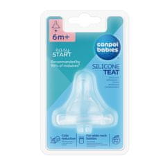 Canpol babies Silikonski cucelj češnja širok 1 kos 4-CROSS-CUT