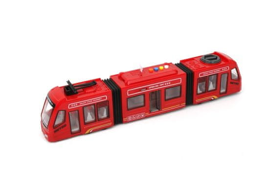 Alltoys Tramvaj rdeče barve 1:16