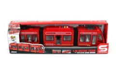 Alltoys Tramvaj rdeče barve 1:16